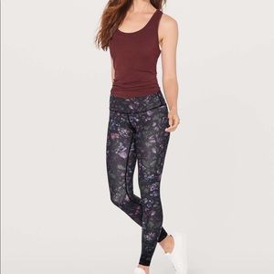 Lululemon Wunder Under Low-Rise Tight Full-on Luxtreme 28” Frozen Flourish sz 6